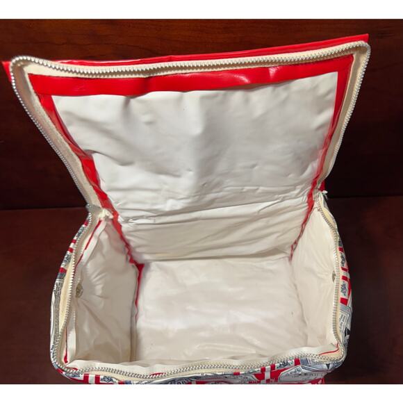 Vintage Budweiser Insulated Soft Shell Lunch Box Six Pack Bag Cooler - Picture 7 of 9